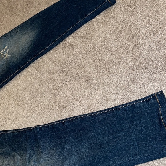 ZARA trafaluc jeans the rebel skinny fit pants jeans denim 6 iso - Picture 13 of 15